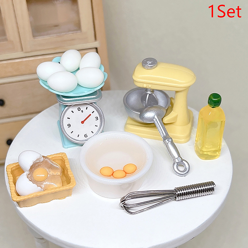 1Set 1:12 Dollhouse Miniature  - Kitchen Baking Decor 评论和价格
