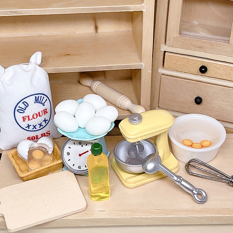 1Set 1:12 Dollhouse Miniature  - Kitchen Baking Decor 评论和价格