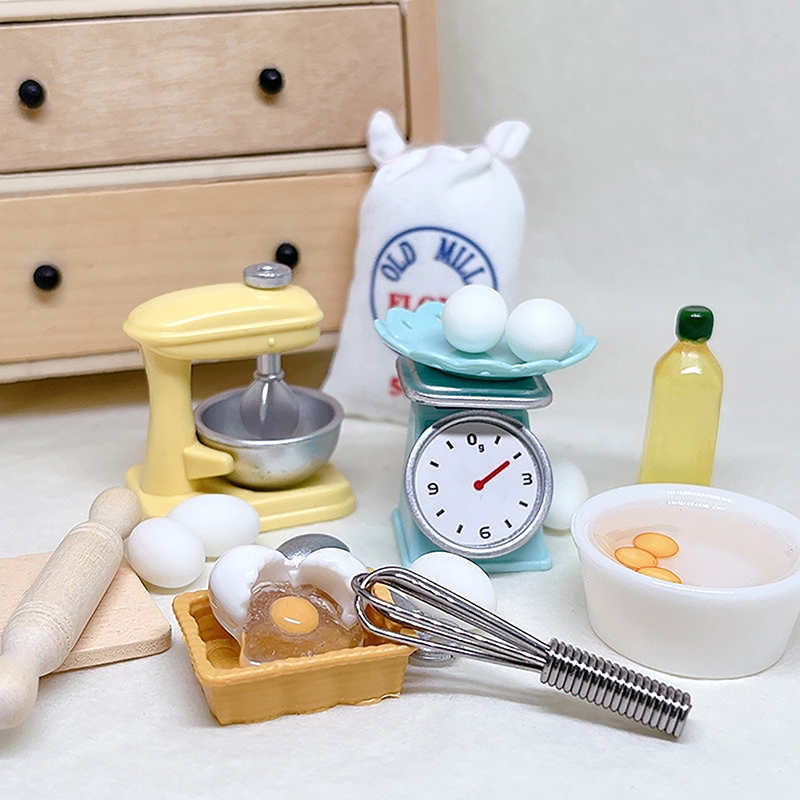1Set 1:12 Dollhouse Miniature  - Kitchen Baking Decor 评论和价格