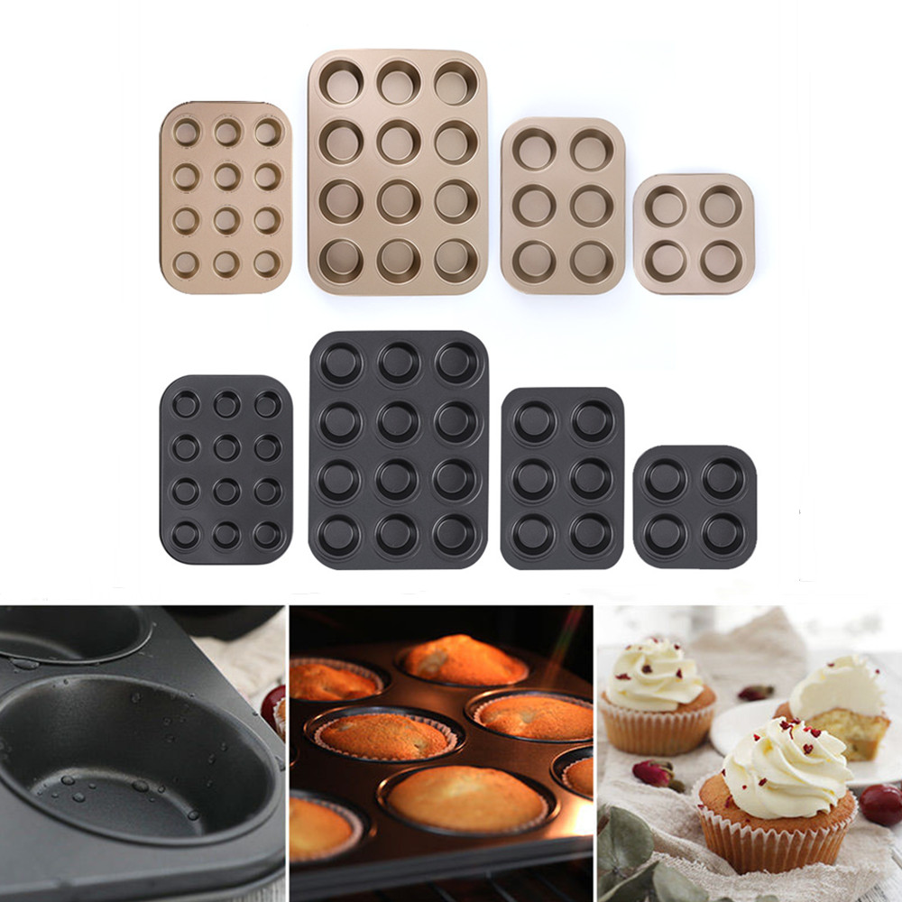 4/6/9/12Holes DIY Non-Stick Ca - Kitchen Oven Baking Pans 评论和价格