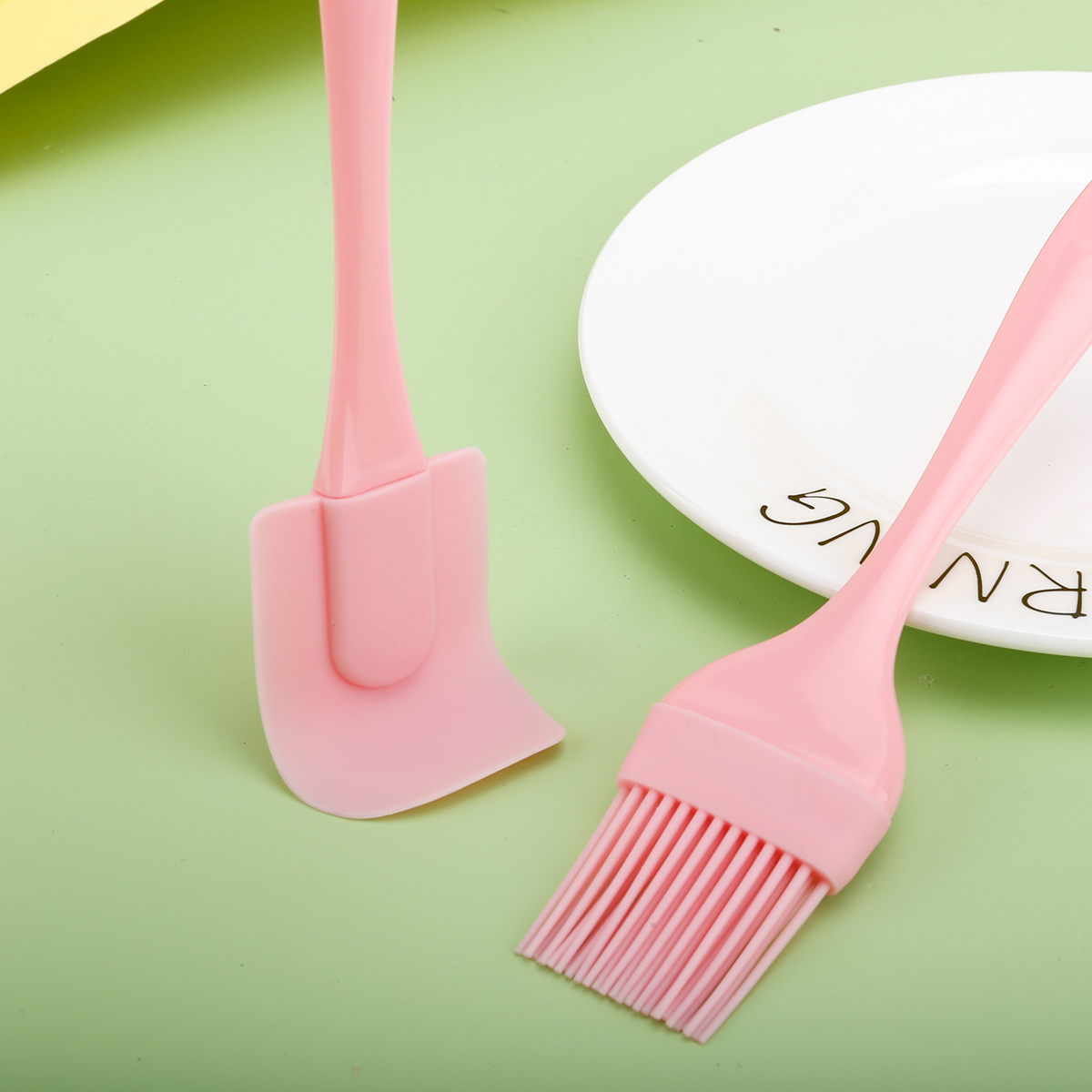3PCS-Silicone Cream Spatula; B - Kitchen Baking Brush 评论和价格