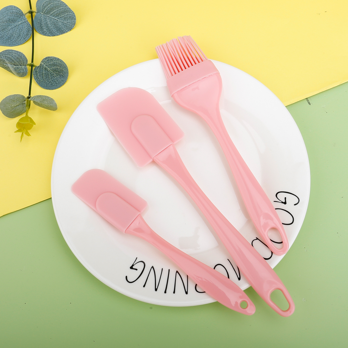 3PCS-Silicone Cream Spatula; B - Kitchen Baking Brush 评论和价格
