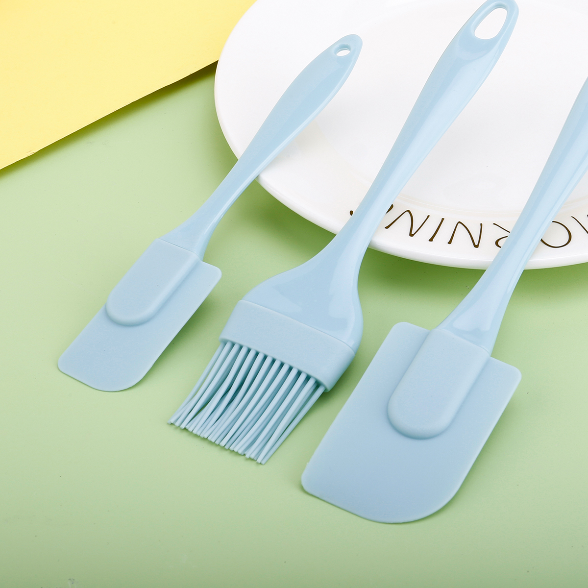 3PCS-Silicone Cream Spatula; B - Kitchen Baking Brush 评论和价格