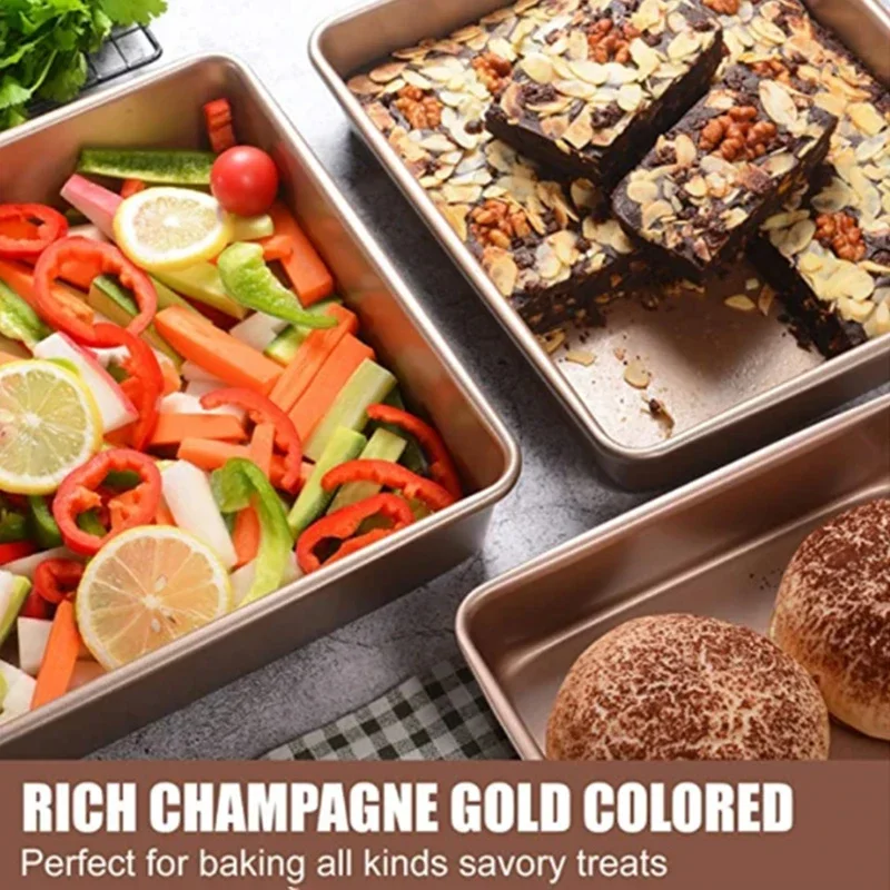 Rectangle Carbon Steel Cake Ba - Kitchen Oven Baking Pans 评论和价格