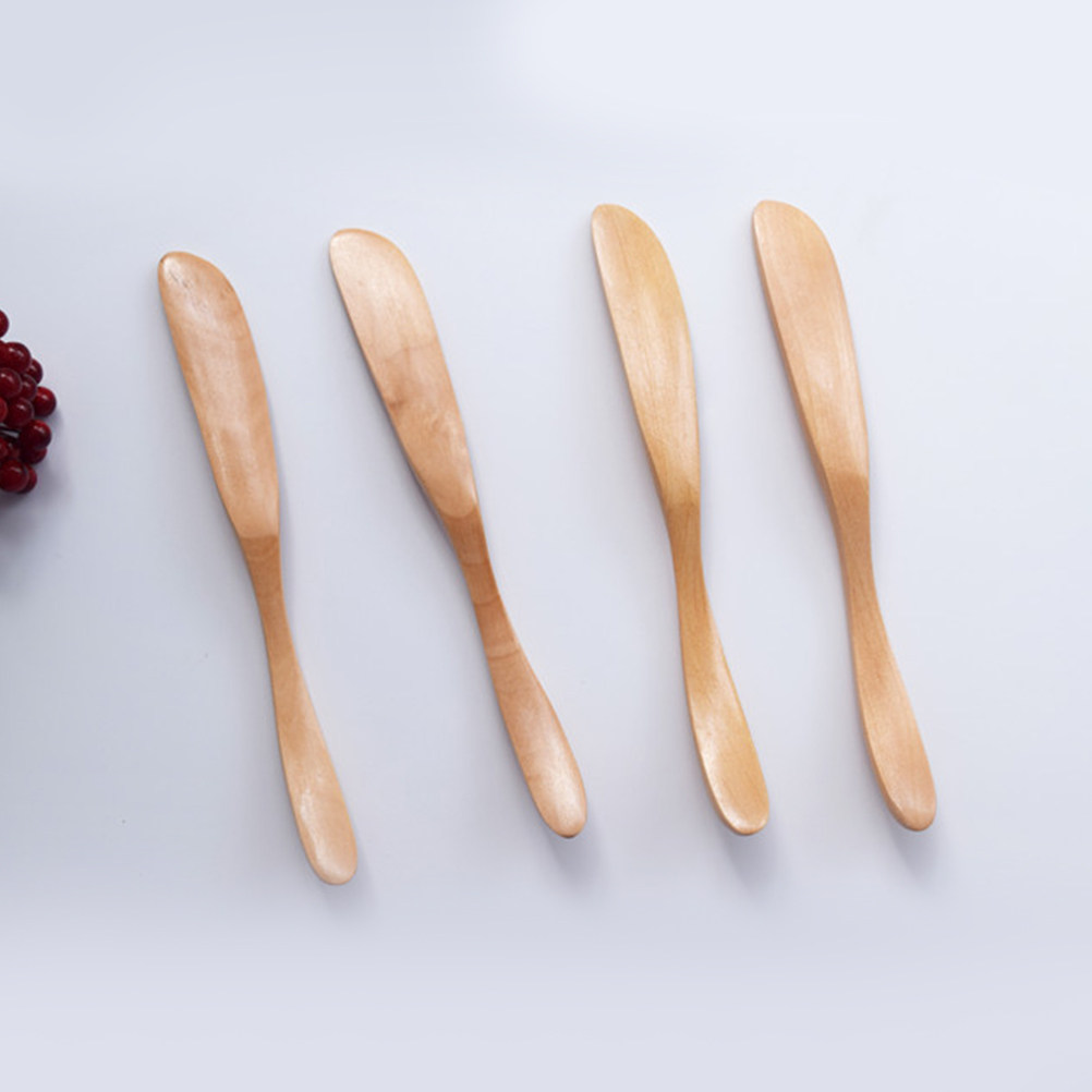 3Pcs Wooden Butter Cutter Natu - Kitchen Baking Decor 评论和价格