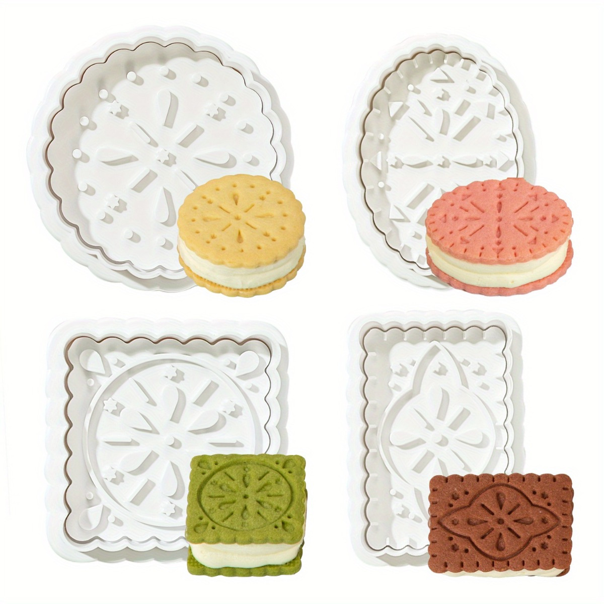 Cookie Mold Press Type Sandwic - Kitchen Baking Cookies 评论和价格