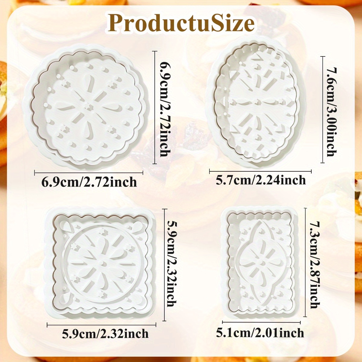 Cookie Mold Press Type Sandwic - Kitchen Baking Cookies 评论和价格