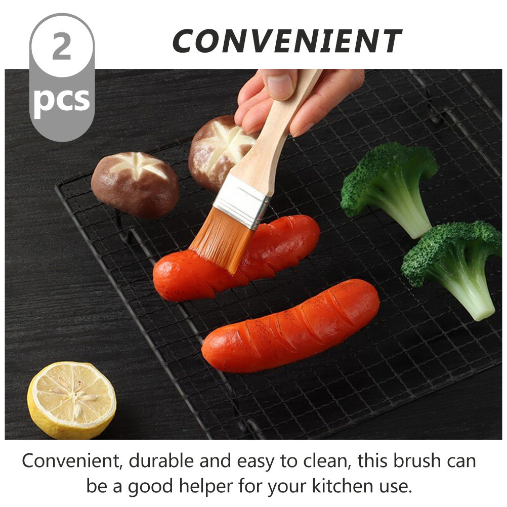 2Pcs Nylon Basting Brush for B - Kitchen Baking Brush 评论和价格