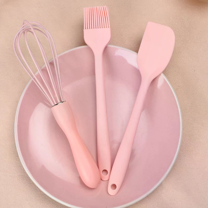 3PCS Silicone Baking Set Cake  - Kitchen Baking Brush 评论和价格