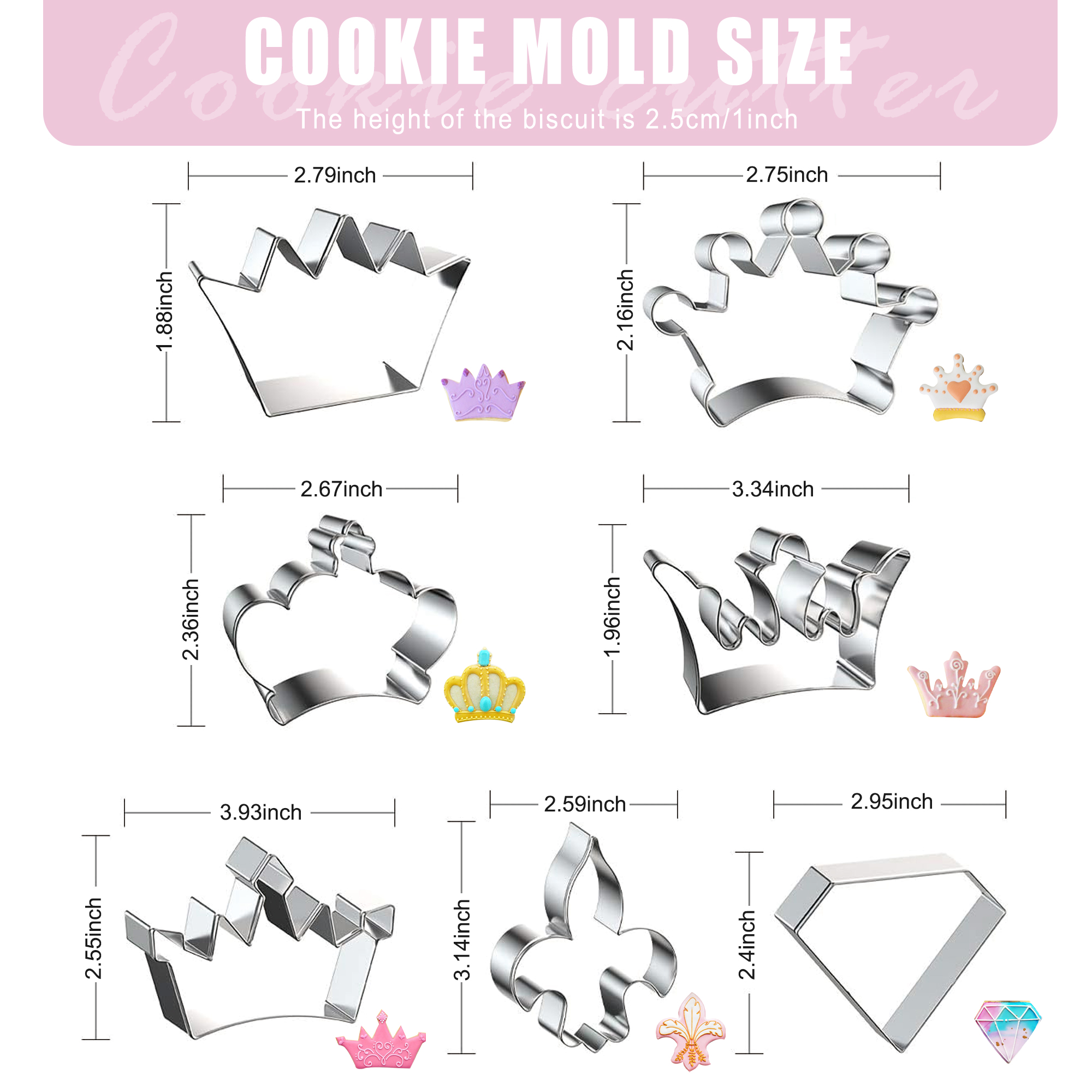 Crown Cookie Cutter Baking Coo - Kitchen Baking Cookies 评论和价格