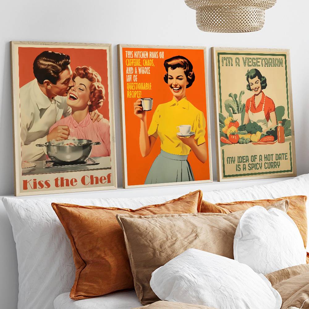 Retro Kitchen Quote Paper Post - Kitchen Baking Quotes 评论和价格