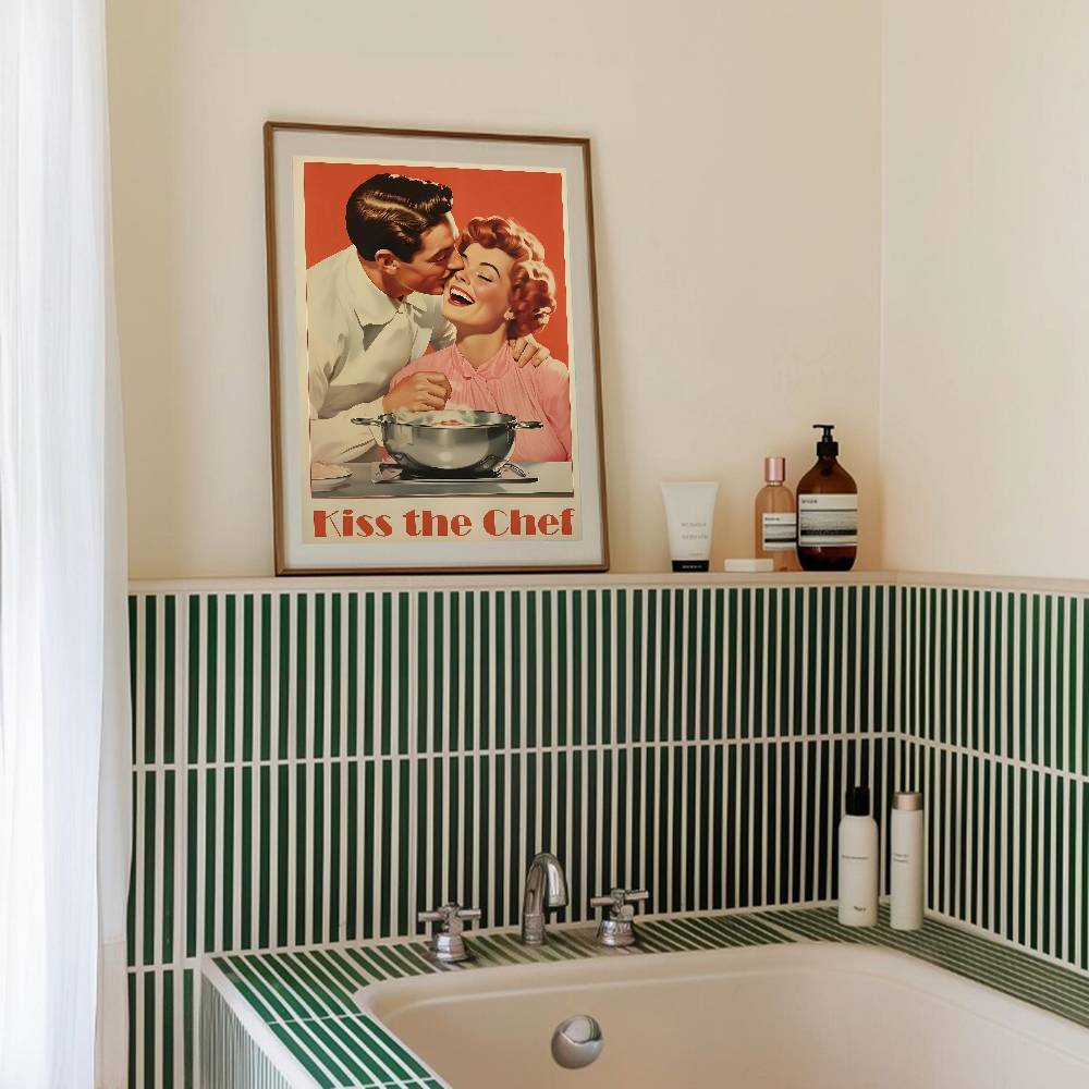 Retro Kitchen Quote Paper Post - Kitchen Baking Quotes 评论和价格
