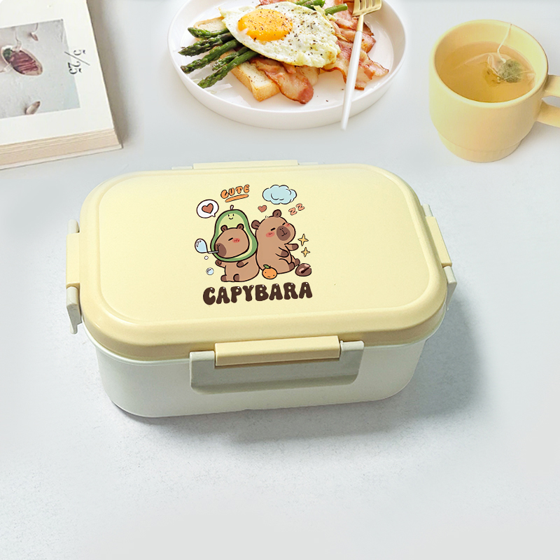 Capybara Bento Lunch Box Carto - Kitchen Baking Gifts 评论和价格